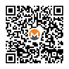 Monero (XMR) address QR code